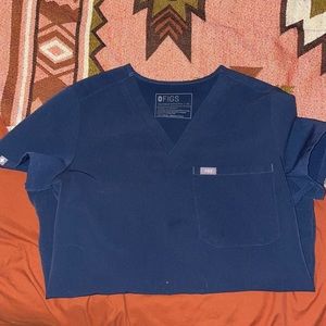 Figs Catarina top Space Navy medium